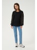 Kaffe Langarm-Bluse KAnima Regular fit in Black Deep