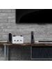 relaxdays Kabelbox in Weiß - (B)25,5 x (H)16,5 x (T)14 cm