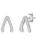 Glanzstücke München Ohrstecker aus Sterling Silber mit Zirkonia in silber