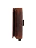Greenburry Vintage Geldbörse RFID Schutz Leder 7.5 cm in brown