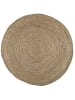 IB Laursen Runder Naturteppich aus Jute in natur