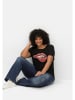sheego by Joe Browns T-Shirt in schwarz bedruckt