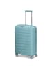Franky London 4 Rollen Kofferset 3-teilig mit Dehnfalte mint green