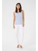 CULTURE Jerseytop CUfiji Relaxed fit in Serenity/White Stripe