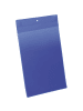 Durable Magnettasche Neodym magnetisch A4 blau Packung mit 10 Stück