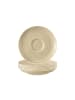 6er Set Espressountertassen Terra in Sandbeige ø 12 cm