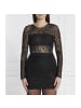 Patrizia Pepe Schwarz Nylon Kleid