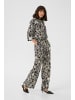 Kaffe Overall KAsanne Regular fit in Black / Light Beige Flower