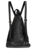 Samantha Look Rucksack echt Leder in schwarz