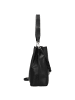 Seidenfelt Alunda Hobo - Schultertasche 33 cm (glossy black) in matt black