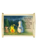 Mr. & Mrs. Panda tablett aus holz Pinguin Lagerfeuer Design mit ... in Weiß
