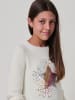 KOROSHI Weiches Jacquard-Strickkleid für Mädchen in weiß