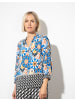 More & More Printbluse in blau