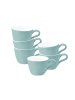 6er Set Espressotassen Life Fashion in Green Chic 90 ml