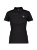 SCOTT W 10 CASUAL S/SL POLO in Schwarz