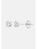 Ethische Diamanten Ohrringe aus 375 Weißgold mit Lab Grown Diamant