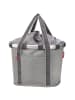 KLICKfix reisenthel Bikebasket 15 - Lenkerkorb 35 cm (twist sage) in heringbone grey