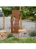 UNUS Gartenschild Rost Zaubergarten schmal in Braun
