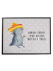 Mr. & Mrs. Panda Schreibtischunterlage Axolotl Tequila mit Spruch in Grau Pastell