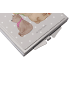 Mr. & Mrs. Panda Handtaschenspiegel quadratisch Bär Kind ohne Sp... in Grau Pastell