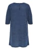 ONLY Carmakoma Mini 3/4 Arm Strickkleid Curvy Plus Size Übergröße CARMARTHA in Blau