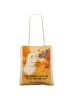 Mr. & Mrs. Panda Stofftasche Gespenst Kaffee Design mit Spruch in Weiß