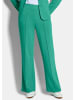 GOLDNER Kurzgröße:  Jersey-Hose mit Biesen in grün