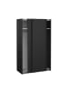 ebuy24 Kleiderschrank Catania Schwarz 119 x 65 cm