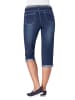 WITT WEIDEN Caprijeans in blue-stone-washed