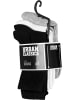 Urban Classics Basic Socks in blk/wht/gry