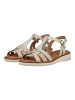 Pikolinos Sandalen in Weiß/Beige