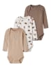 name it 3er-Pack Strampler in Jet Stream1
