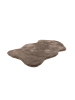 Kayoom Wohnzimmer Teppich – Hochflorteppich Rabbit Light Sheepskin 825 60 x 90 cm in taupe - rechteckig
