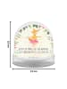 Mr. & Mrs. Panda Weihnachts Schneekugel Fuchs Ballerina mit Spruch in Naturpapier