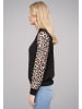 Cloud5ive Cloud5ive Bomber Jacket 2-Tone Leo Sleeve Print in black