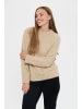 SAINT TROPEZ Strickpullover NushaSZ Gerade Passform in Bleached Sand
