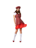 tectake Schickes Kurzkleid aus Webkaro, rot/weiß