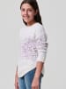 KOROSHI Weicher Jacquard-Strickjersey für Mädchen in weiß