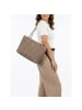 Bugatti Mare 4.0 Schultertasche L 30 cm taupe
