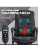 Vinsetto Bürostuhl mit Massagefunktion-65B x 70T x 111-119H cm-Schwarz