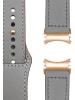 WRISTR Smartwatch-Armband (2-tlg. Set) Pin in Grau / Braun