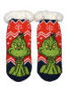 The Grinch The Grinch Hüttensocken Haussocken Kuschelsocken Socken in blau/rot