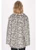 myMo Damen Coat in Weiss Schwarz