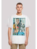 F4NT4STIC Heavy Oversize T-Shirt DC Comics Batman TV Dynamic Duo in weiß