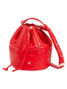DuDu Filicudi Beuteltasche Leder 14 cm in flame red