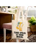 Mr. & Mrs. Panda Schultertasche Fuchs Tennis spielen mit Spruch in Creme