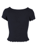 Urban Classics Urban Classics Damen Ladies Rib Babylock Tee in black