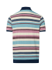Nils Sundström Poloshirt in hellblau ecru - 0001