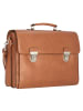 PICARD Toscana Aktentasche Leder 42 cm Laptopfach in camel