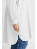 Fransa Langarmbluse FPVIBI SH 1 - 20612018  Lang geschnittene Hemdbluse in Weiß